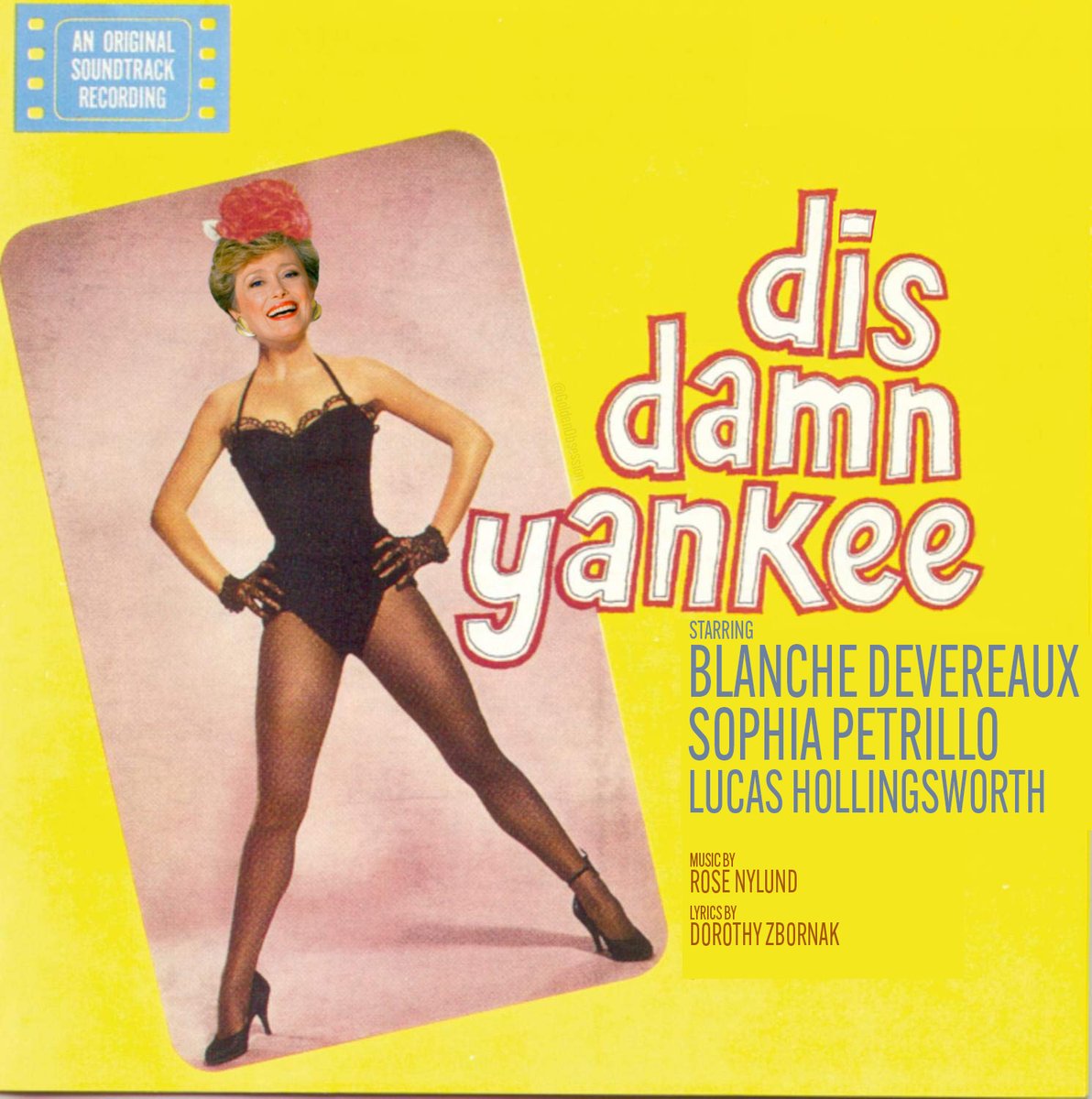 Needed disdam excuse to make this soundtrack that we all deserve  #GoldenGirlsEveryDay  #DamnYankees  #GwenVerdon