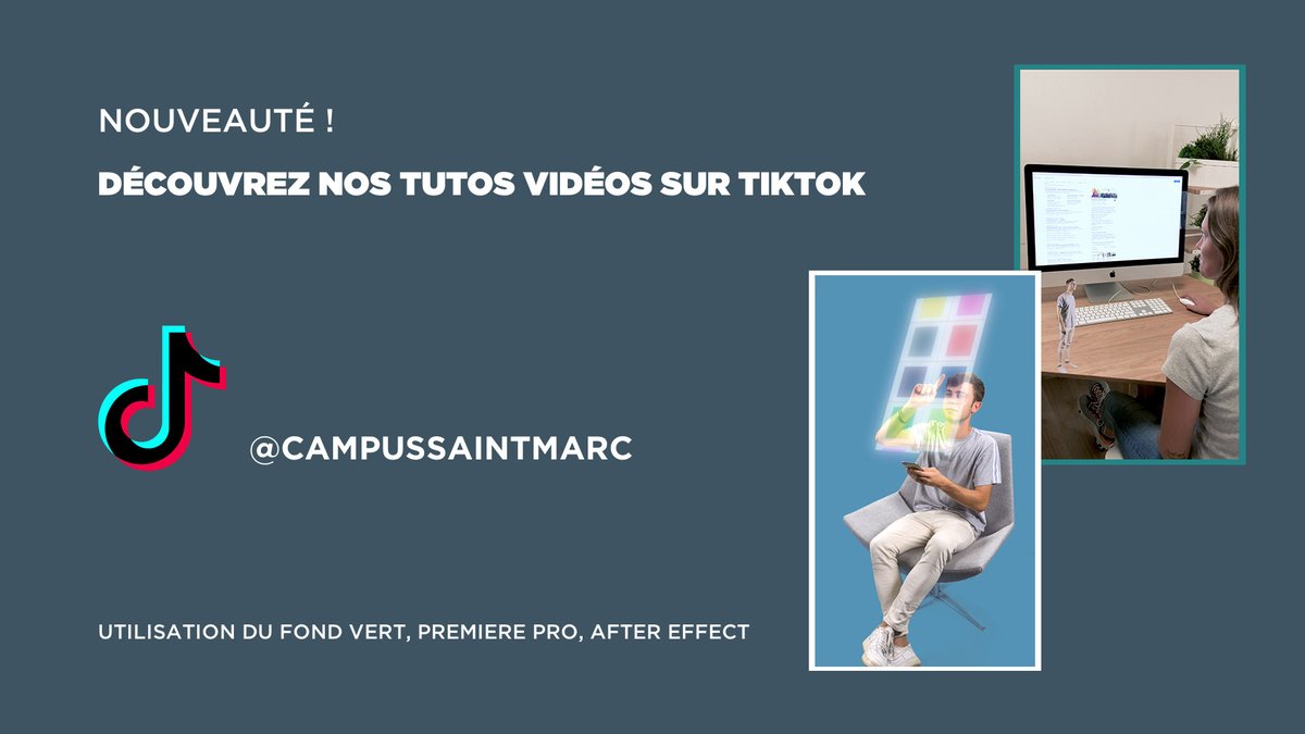 Nouveauté ! Découvrez les "tutos vidéos" de nos étudiants sur Tiktok ➡️ vm.tiktok.com/ZMJkddMLt/
