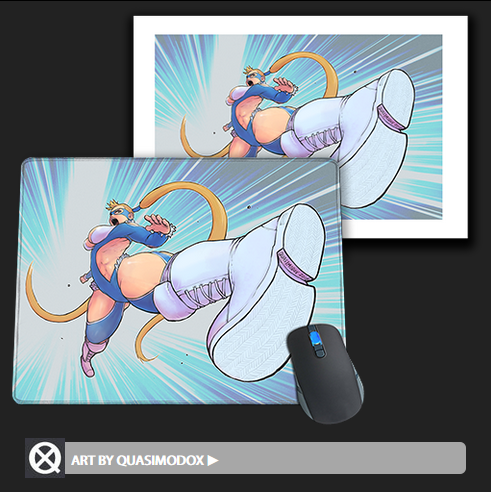 There are three items from me! Check them out~ ?

R. Mika https://t.co/EF3y6gD80z Mouse Pad
Balrog T-shirt
R.Mika X Abigail Poster

Thanks to you guys who have been very supportive with my drawings, I really appreciate all the positive vibes you have given to me, thank you!? https://t.co/Ij6wqN2diV 