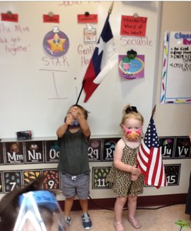 CubHouseLISD's tweet photo. Our Courageous Cubs reciting both pledges during circle time! #LoveMyLisd https://t.co/lW4I3wKF4z