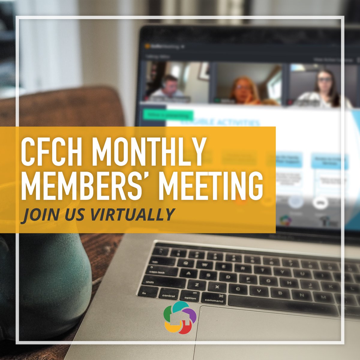 CFCHomelessness's tweet photo. Join us for our CFCH Monthly Members’ meeting virtually. To register, please click on the link below. After registering you will receive a confirmation email containing information about joining the webinar. 
https://t.co/0ntGI5J2D3 https://t.co/nk3J6VqGGi