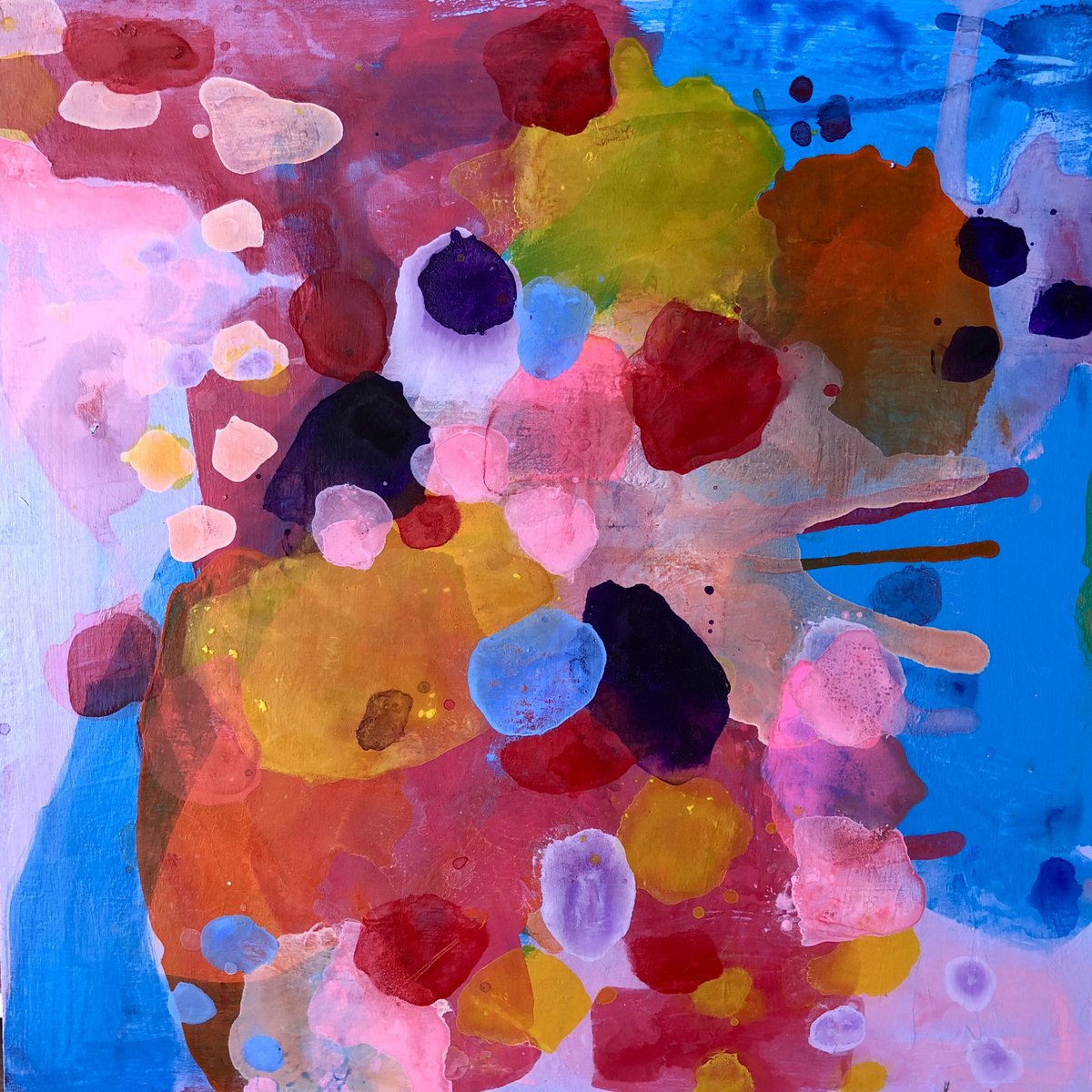 New work, 12” x 12” ... #CanadianArtist #Abstractpainter