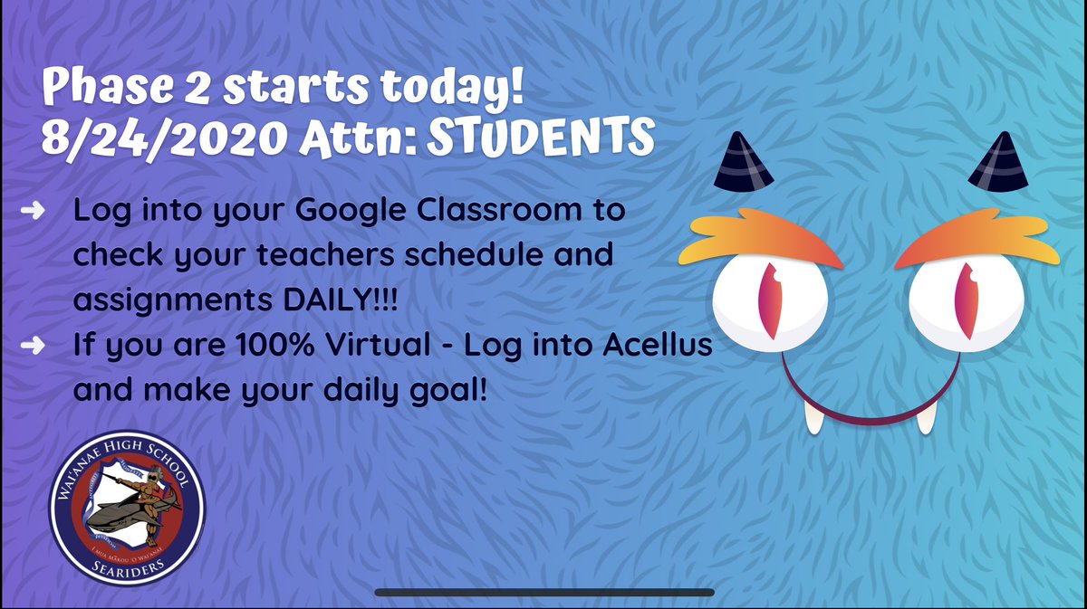 Waiʻanae High School tweet media