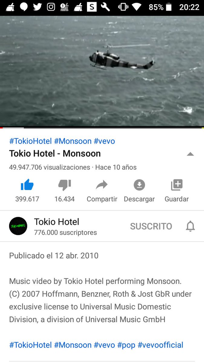 yolandatoki's tweet photo. Dios qué emoción de verdad 🎉🎉 queda nada para llegar a los 50 M está claro que podemos💪💪 que aunque seamos un fandom pequeño pero podemos conseguir cosas
#tokiohotel #durchdenmonsun #monsoon  #aliens https://t.co/nzYd3uRXGi