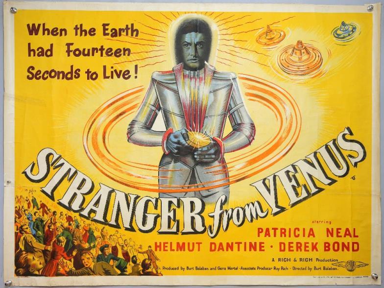 50. STRANGER FROM VENUS (1954)Tres años. Eso tardaron los ingleses en rodar un remake (minimalista y teatral a la fuerza, pero muy sólido) de Ultimátum a la Tierra, que demuestra que lo tienes que hacer muy mal para estropear la potencia de sus ideas. De nuevo, Keanu caca.