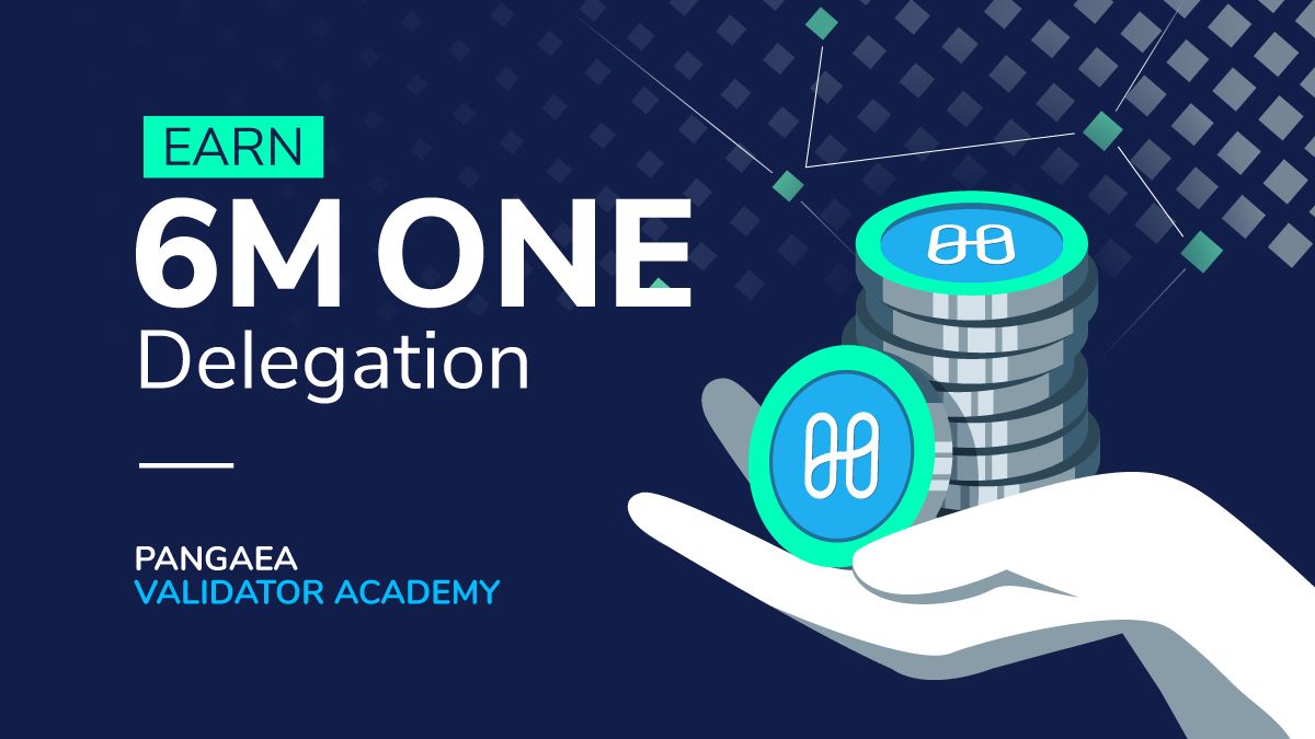 ⛳️ Introducing the Pangaea Validator Academy - earn 6M #ONE delegation for up to 3 months to kickstart your journey as a Harmony validator. 🏟️ Interested in becoming a validator? 

Read on ... 👉 harmony.one/pva 👈