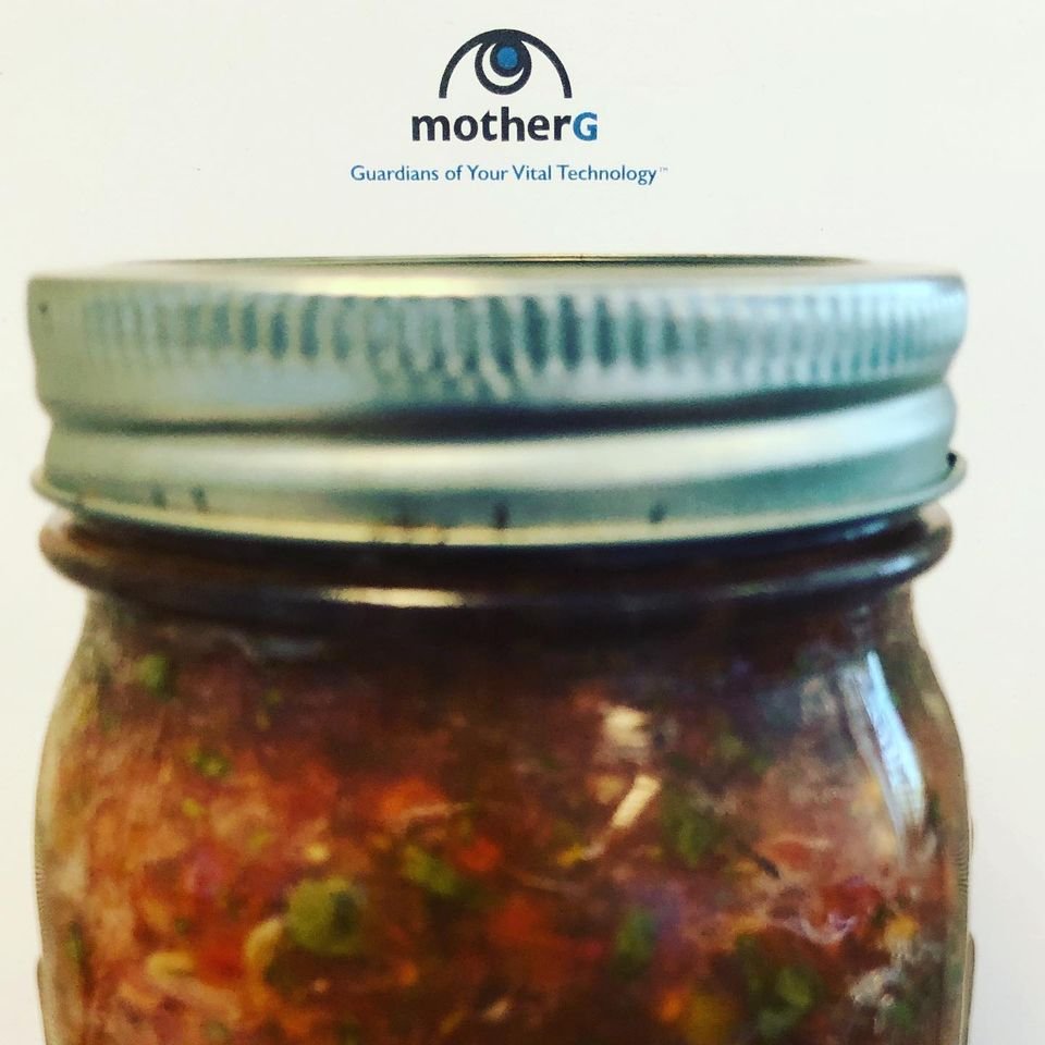 HomegrownThanks to our very own, JoAnn Larsen, for this delicious #salsa.Home grown tomatoes and freshly made. We may have a new office snack. 

#mouthwatering #homemadefood #healthy #homegrown #yum