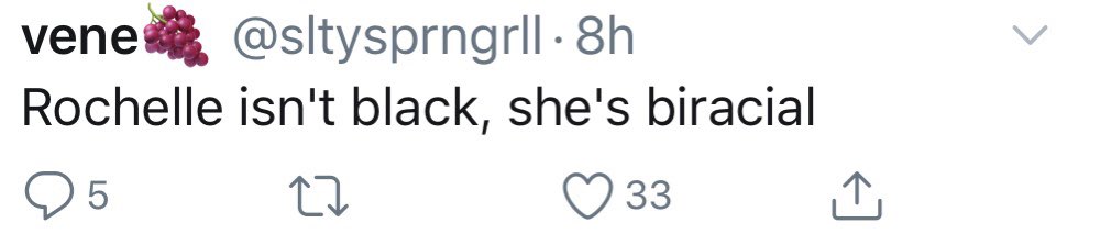 So we’re mixed, not Black. Biracial, not Black. But we’re definitely not white... So what are we? Can someone let me know, since I’m not allowed to decide?