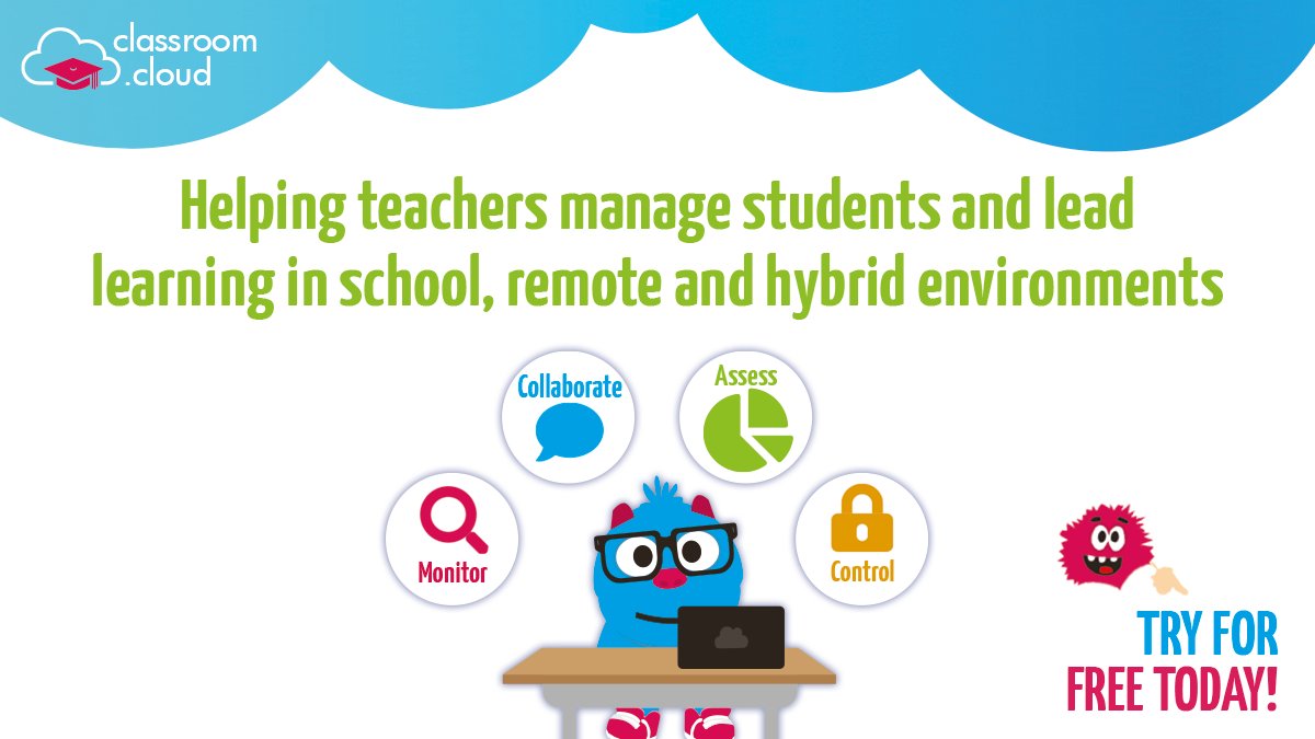 M_Kingsley47's tweet photo. All new for Fall 2020 - Provide instructional continuity, manage online behavior and keep Students on-task wherever they are. #edtech #remoteteaching @NetSupportGroup @classroomcloud_ https://t.co/snT10MdBo3