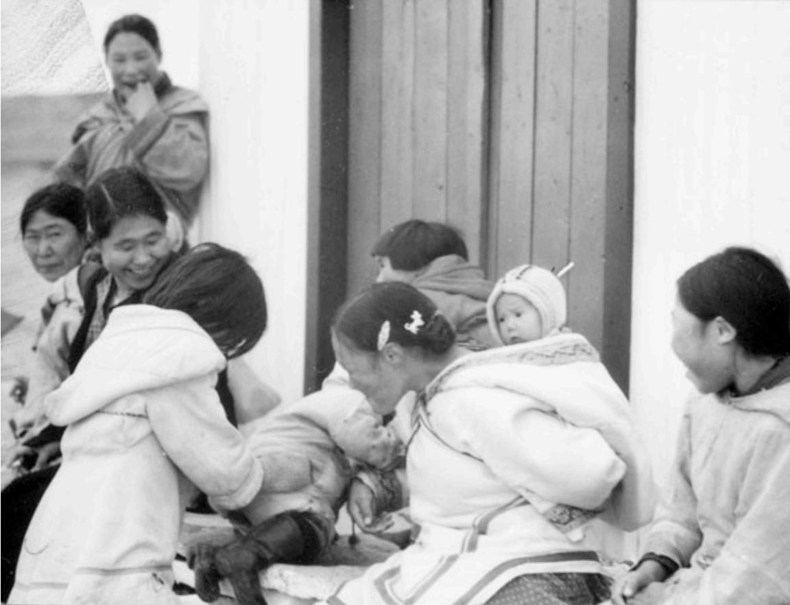 The first thing I want to point out is the policing is not a given. You’re looking at photo of indigenous women from Igoolik, Nunavit. Before colonialization, the many indigenous nations of the Americas lived without police or prisons.