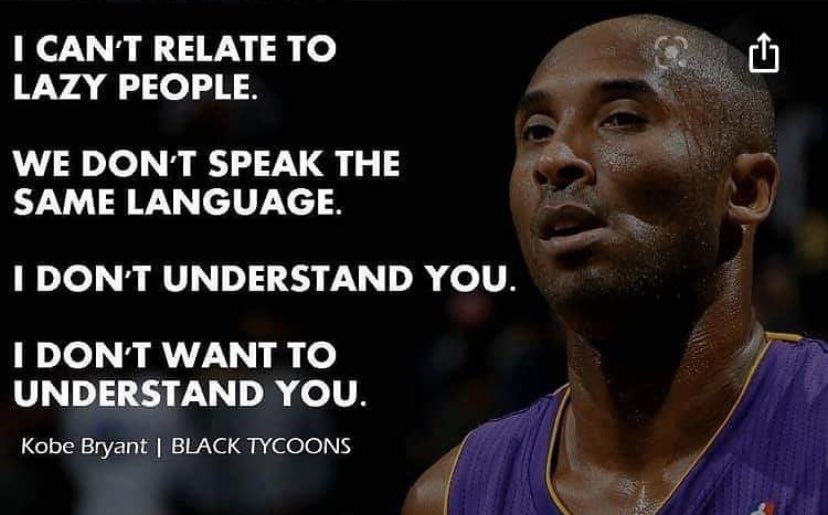 In remembrance of <a href="/kobebryant/">Kobe Bryant</a> day   🙏 one of my favorite quotes #mambamentality