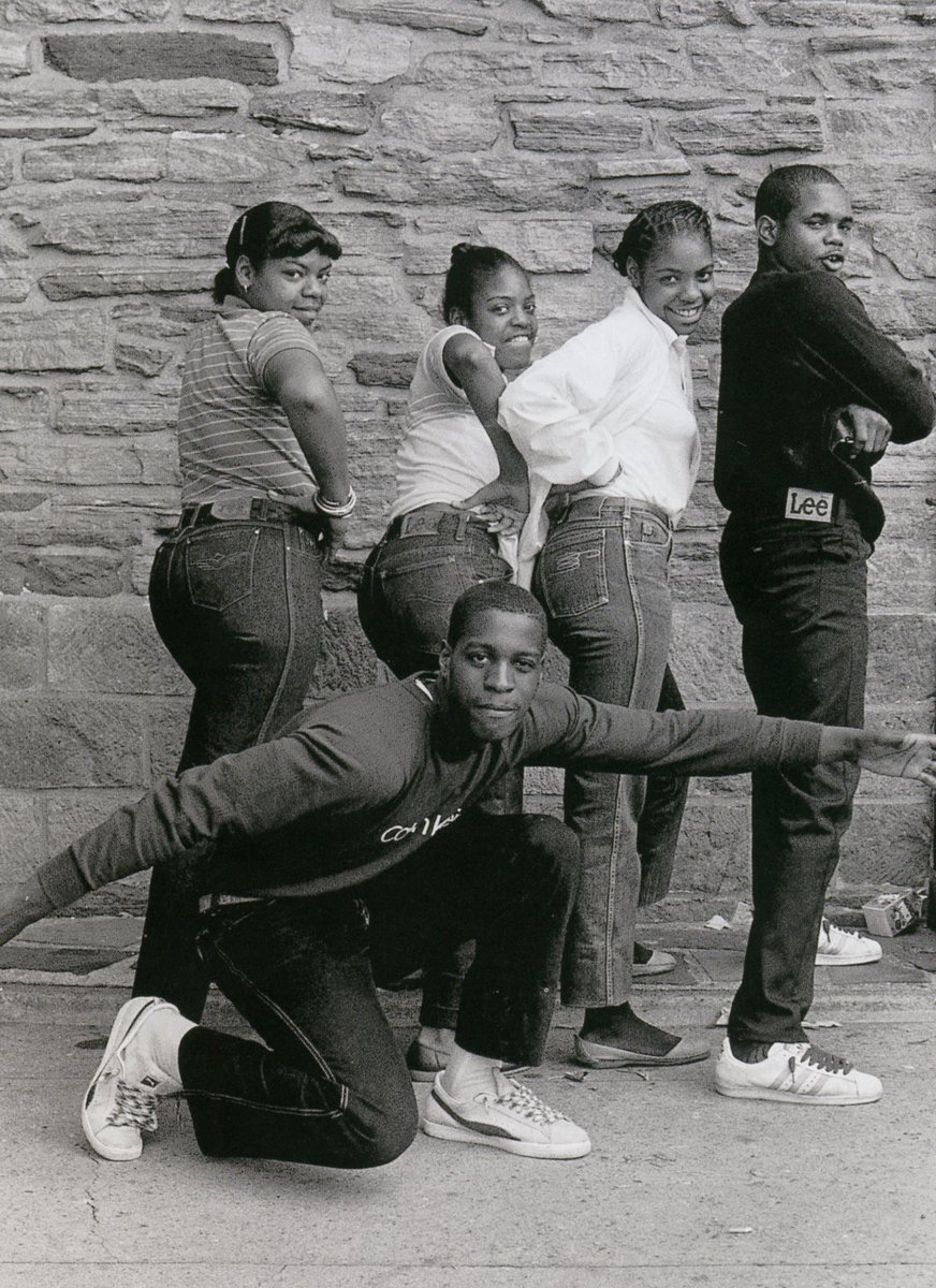 New York City (late 1970s/early 1980s). Photographed by Jamel Shabazz, a New York photographer who went around Brooklyn and Manhattan in the 70s and 80s taking pictures of the city's youth. By far one of my favorite photographers. Please check out his work.
