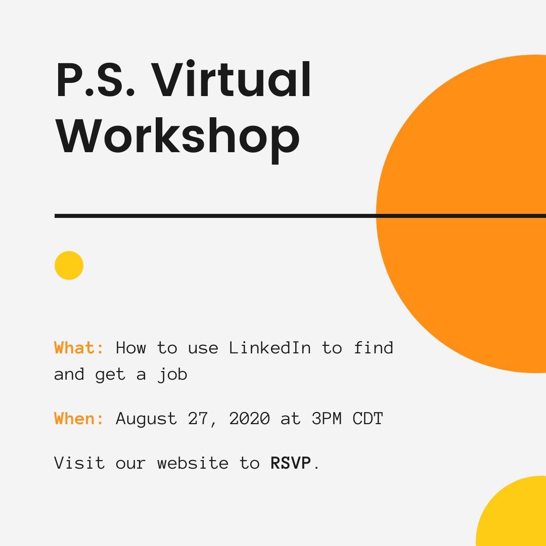 primaryservices's tweet image. Join us on 8/27 to hear from our recruiters and market experts and learn how you can maximize #LinkedIn to help you with your #jobsearch. RSVP here: ow.ly/KgYL50B7N5d