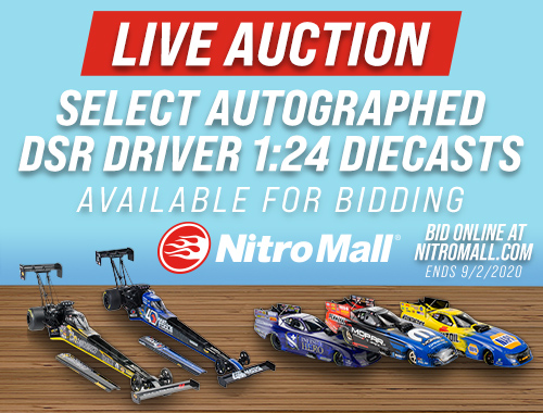 Place your bids on select <a href="/shoeracing/">Don Schumacher Racing</a> driver autographed 1:24 diecasts! Auction ends at Noon EDT on 9/2/2020. 

*Must have an account on NitroMall.com to place a bid*

Bid now &gt;&gt; bit.ly/3hlJff8