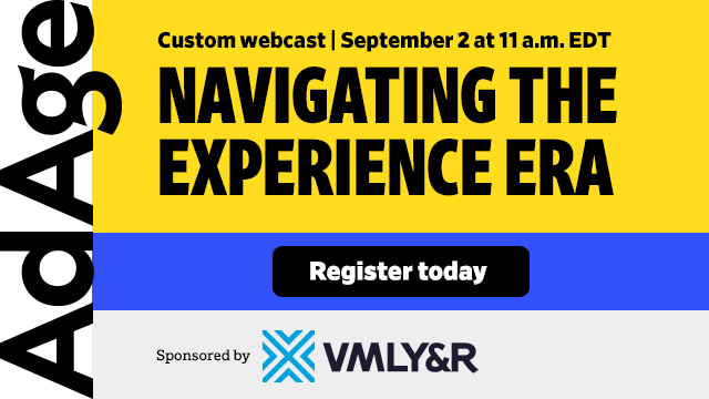adage's tweet photo. How can marketers build brands that withstand the test of time? Register today to learn how to align brand promises with customer realities. Sponsored by @VMLYR https://t.co/d6kuzIKhFD https://t.co/qP9X4Ka6Fg