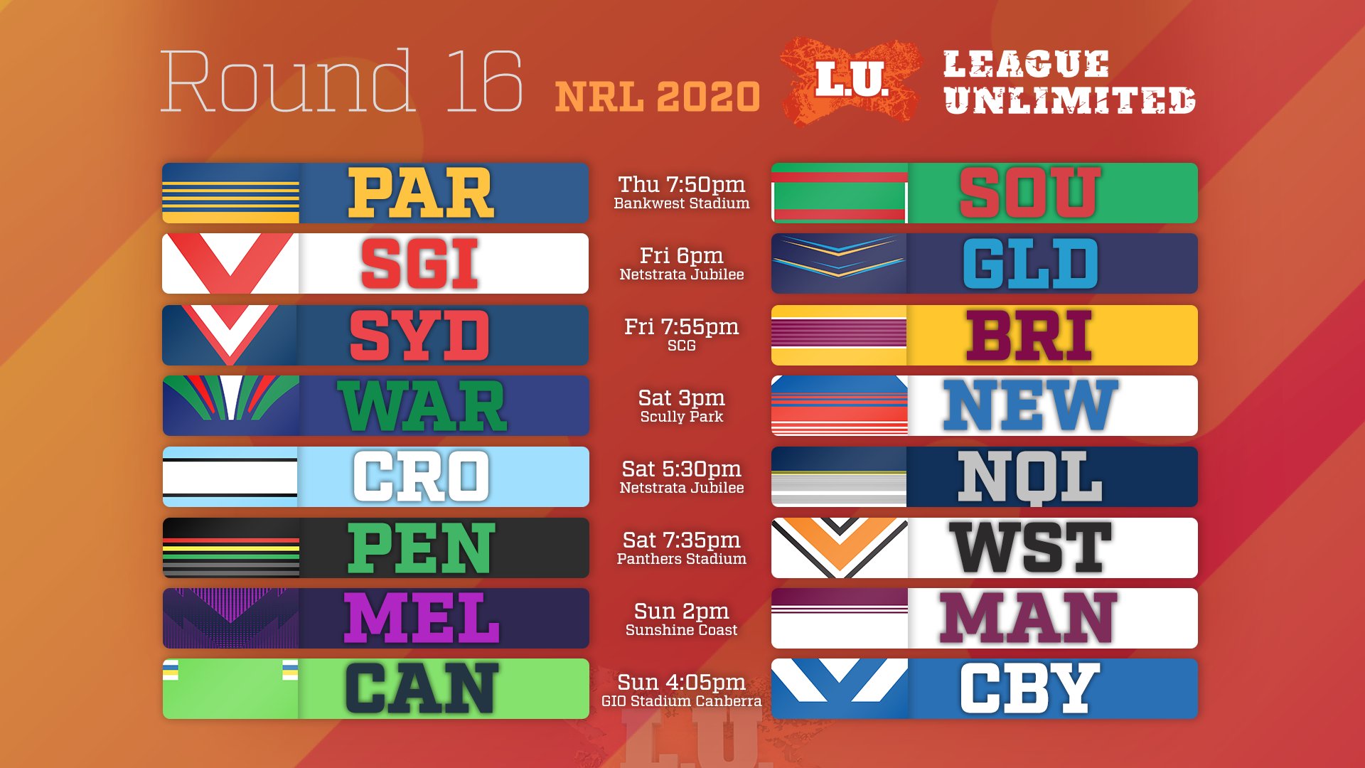 NRL on X: Five teams on 16 points at the end of a deadly Indigenous Round  🤯  / X