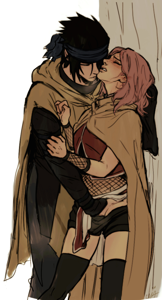 Male Domination - Rule34 SasuSaku Control Art