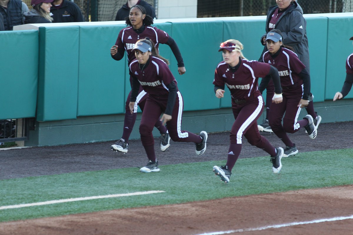 TXStateSoftball's tweet photo. Did someone say today was the first day of classes?! 

That means we are another day closer to a (possible) 2021 season. (And that's a reason to be excited, right?!) https://t.co/e2RRJztoWA