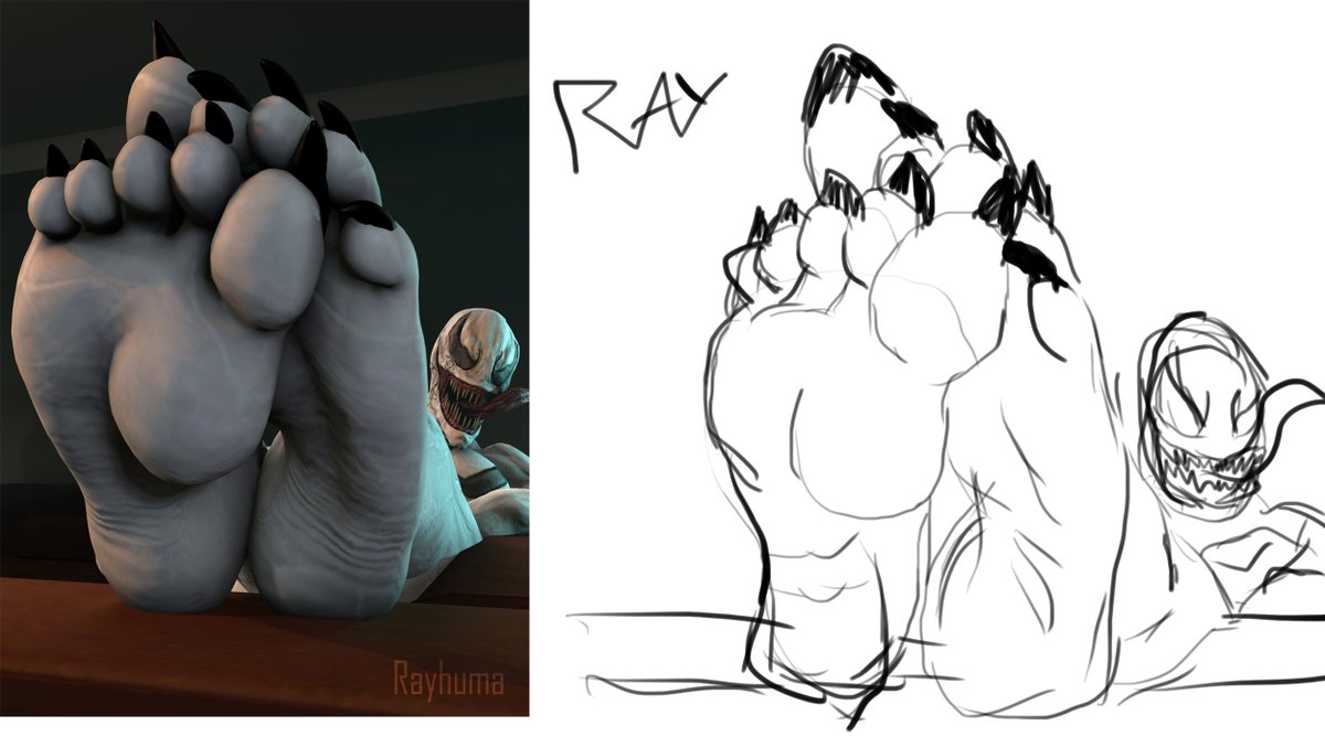 Rayhuma3's tweet photo. gonna start doing drawing of animation/poster i did, pretty sure is gonna be a good training. https://t.co/nfoyes60nQ