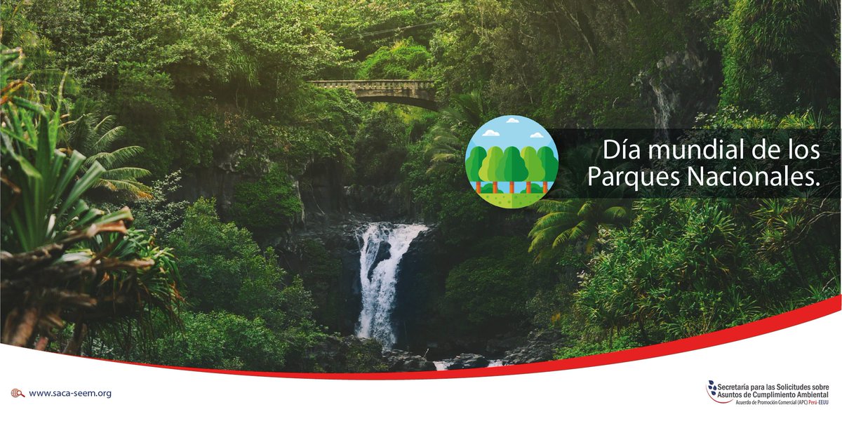 En el #DíaMundialDeLosParquesNaturales recordamos la importancia de conservar estas áreas naturales, que albergan diversas especies de flora y fauna. Perú cuenta con 15, de los que destacan el de Huascarán y el del Manu.

Visítanos en 👉 saca-seem.org