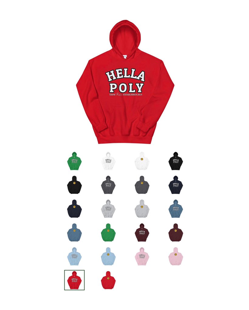 tapatheline's tweet photo. #hellapoly hoodies now available https://t.co/QXHDP22gqw