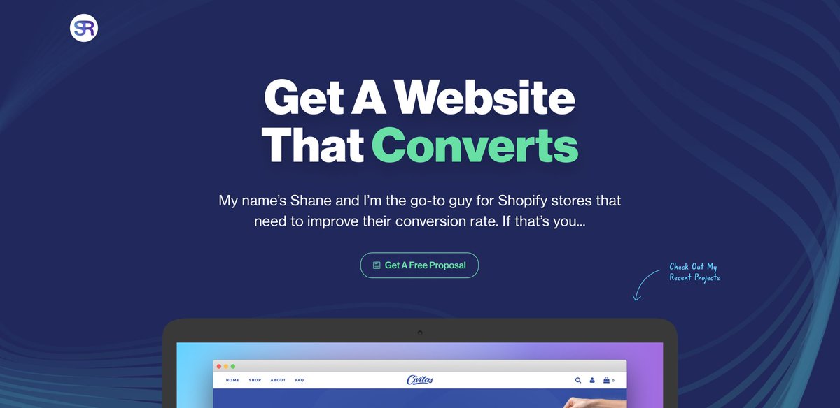 I need motivation to finish redesigning my personal website.So for a fun experiment, this thread will be my website. Maybe I will actually finish it now So...What do I do? I'm the go-to guy for Shopify stores that need to improve their conversion rate.Here's how I help: