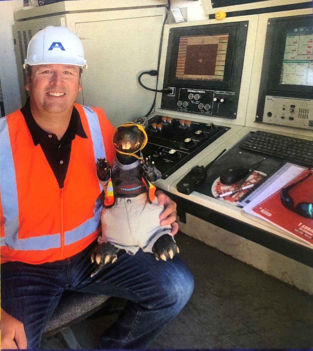 TrenchlessMorty's tweet photo. It's #MortyMonday! Here I am on the job in Colorado when @tunnelchris from @AkkermanInc came to visit! #mortymondays #trenchless @_NASTT #educationalfundauction #properppe #SafetyFirst @btrenchlessco @bt_construction https://t.co/XpnCAFwGue
