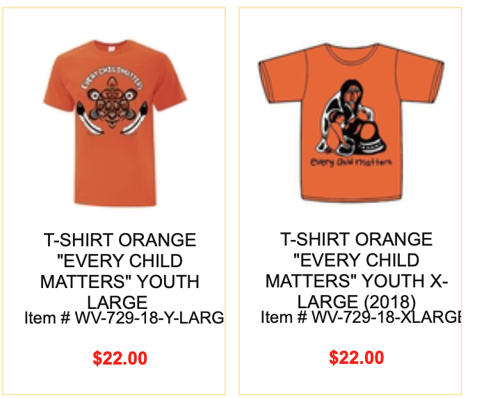 westvar's tweet photo. Every year, we honour Residential School survivors on Orange Shirt Day, September 30th. Proceeds from the sale of these shirts are credited to the creator and design to the artists. Please don't wait, contact us now to avoid disappointment. (780)439-1211,10027-63 Ave. @westvar 
@ https://t.co/LOB8cZNT3J