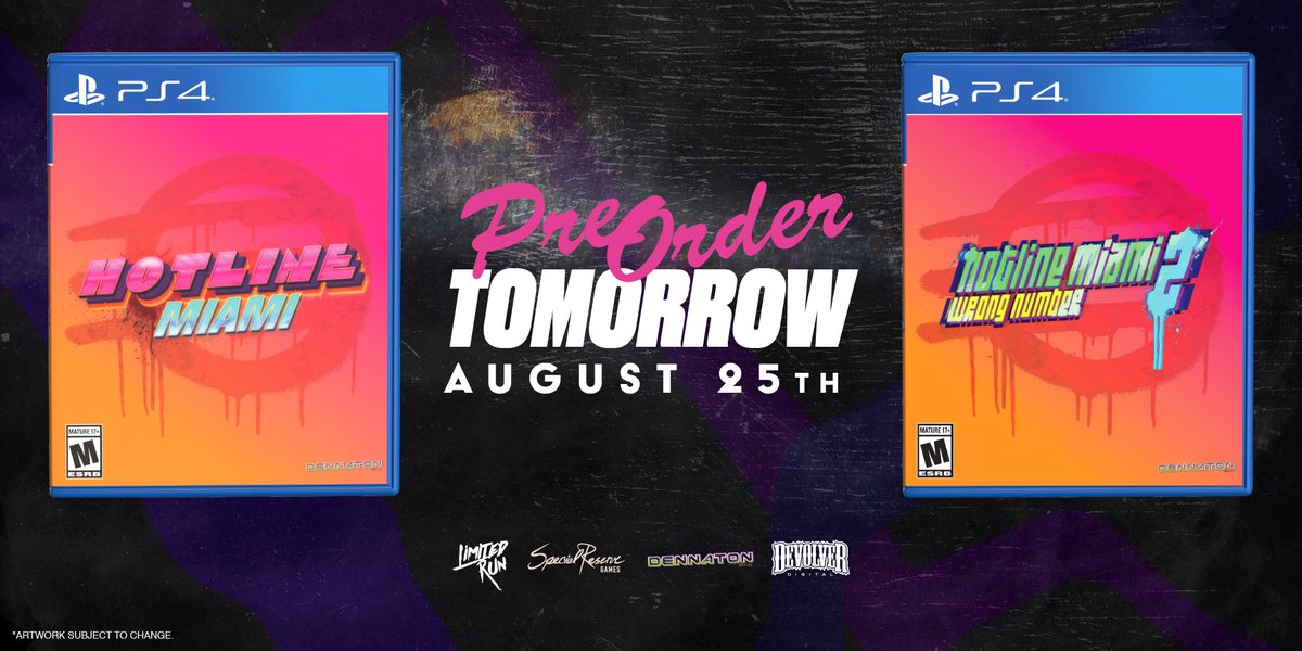 Limited Run Games You Want An Iconic Top Down Shooter Well We Ve Got Variants Of Specialreserves S Hotline Miami Hotline Miami 2 Wrong Number For Ps4 Available In Limited Quantity Tomorrow