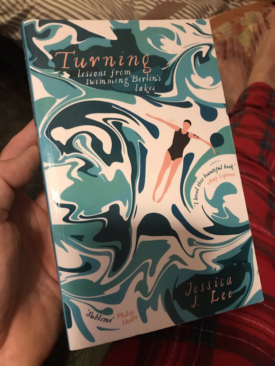 1. Turning, by Jessica J. Lee. The author spends a year swimming in the lakes around Berlin. This is not a story of survival or athletic achievement, and to me it didn’t feel linear, or even circular (although it follows the seasons of the year).