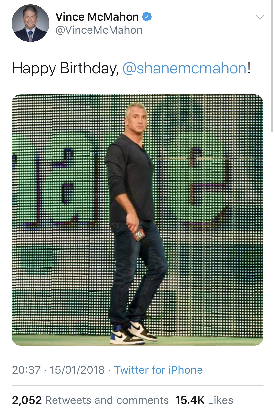  Happy Birthday Vince McMahon 