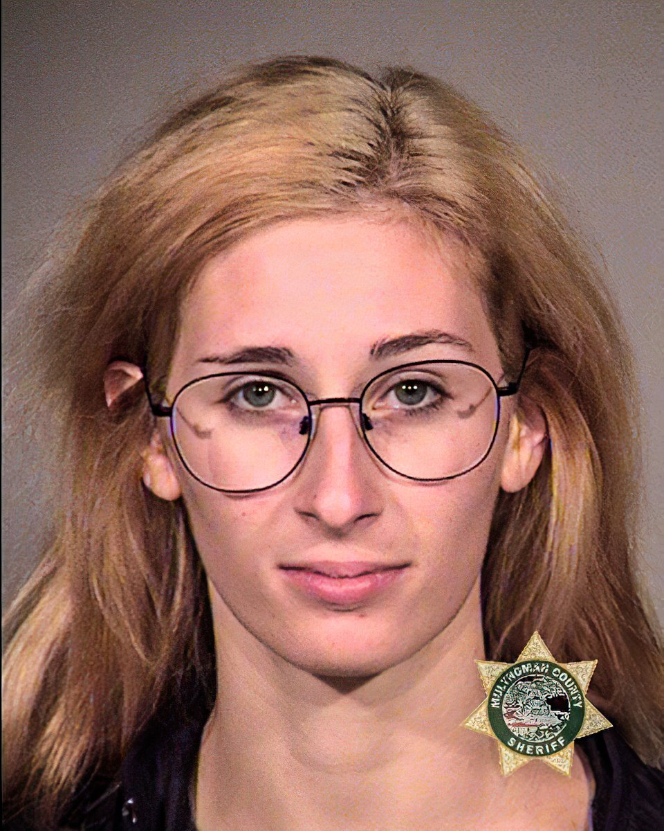 These 2 were arrested at the violent  #antifa riot in Portland. They were both quickly released without bail.Rhiannon Millar-Griffin, 22, charged w/multiple criminal offenses.  http://archive.vn/DVQ08 Devin Welch, 40, charged w/multiple criminal offenses.  http://archive.vn/F9EP9 