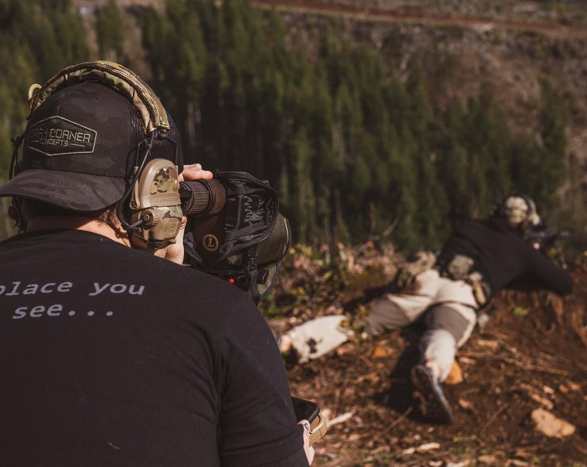 Speak the same language. A spotting scope that has the same reticle as your scope is an important tool. Our 12-40x60 spotter comes with MIL and MOA reticle options to help you call out accurate corrections to get you on target faster. 

#shooting #tips