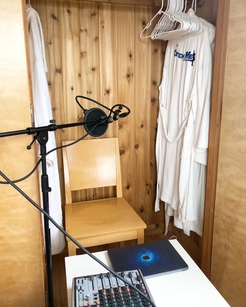 OSOMPodcast's tweet photo. Beach podcasting sessions look like this. I told myself I would never go back in the closet, but here we are π€·πΌββοΈ #october #octoberstateofmind #osompodcast #podcast #closet #spooky #creepy https://t.co/B7pX5fzex3