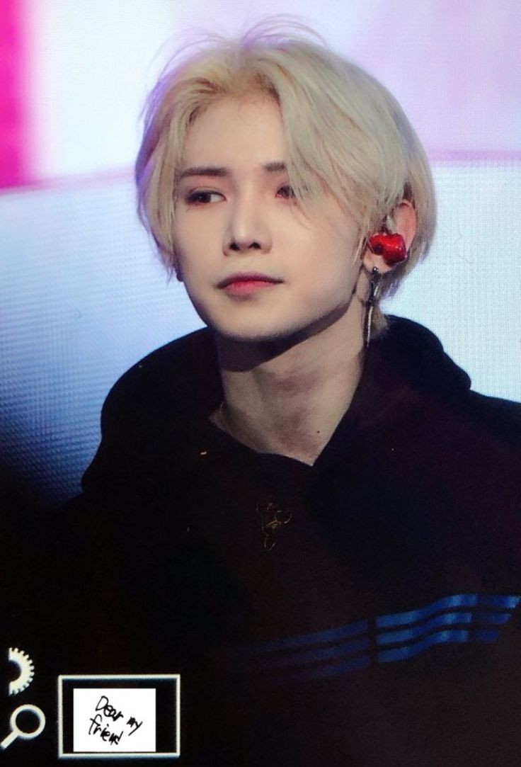 Yeosang is gorgeous but blonde yeosang is a wholeass prince