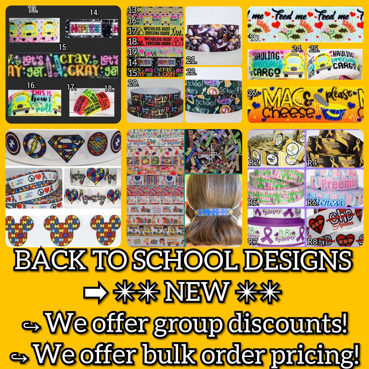 ClassyLeatherAndLace.etsy.com
NEWvEAR SAVERS FOR FACEMASK DESIGNS! Works w/cochlear implants/hearing aids!
▶TEACHER, BUS DRIVER, CAFETERIA & MORE
etsy.com/listing/834254…
#COVID19 #BackToSchool #SaveOurChildren #teachertwitter #teaching #school #SpecialEducation #mondaythoughts #Monday