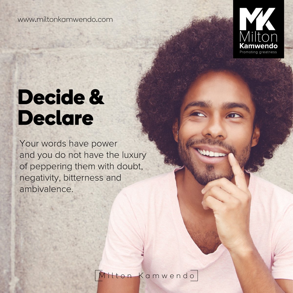 “Every man must #decide whether he will walk in the light of #creative altruism or in the darkness of destructive selfishness. ” – Martin Luther King, Jr. 
#Leadership #Integrity #PowerWithPurpose