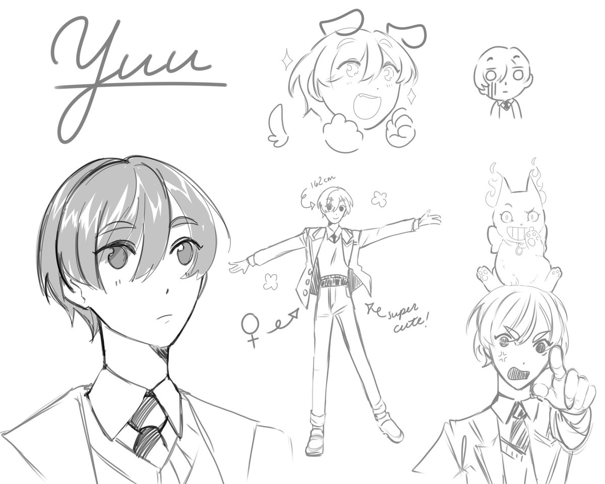 did i ever post my twst mc yuu........ she's très stupide 