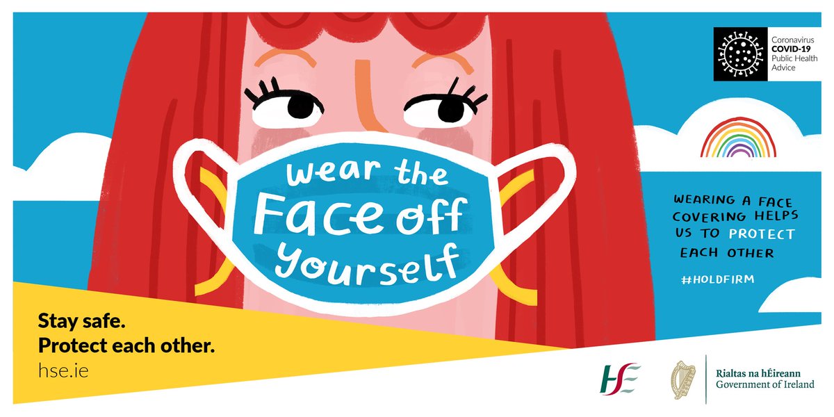Wear the face off yourself ! 

Wear a mask 😷 

Shops, Supermarkets, Restaurants, public transport ! ..... Stay Safe Protect Each Other
#HoldFirm