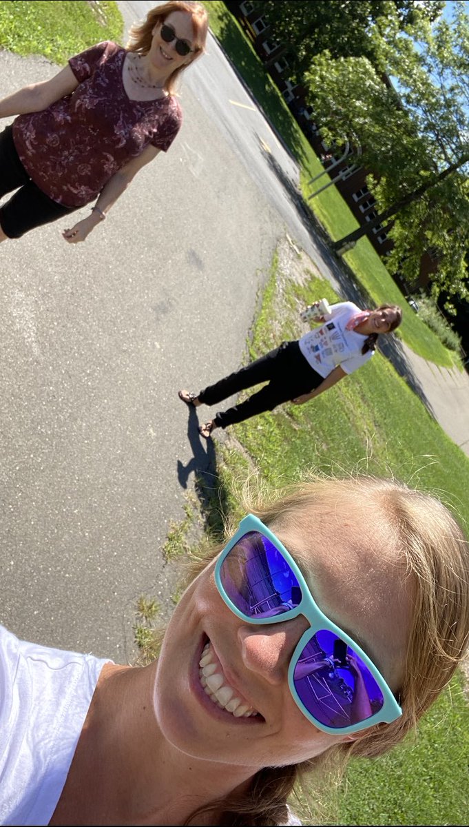 I love lunch break walks with my Cannondale 3 team 💕 We got this! @michelle_spera @JeanJoy218 #wiltonwayct @WiltonSchools @WPSCMSocial