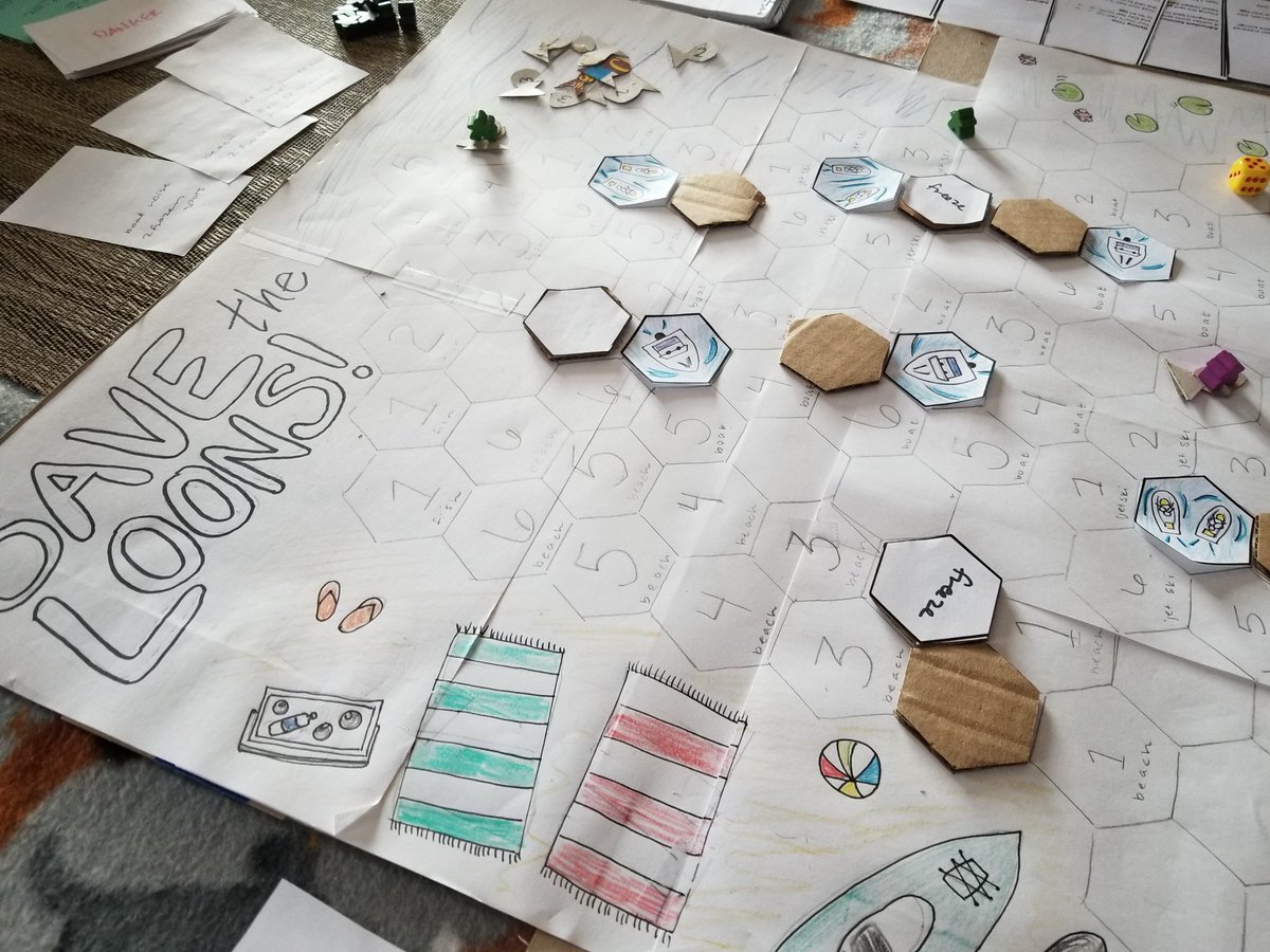 WTaffles's tweet image. For our 2 year anniversary my wife made me a board game called Save the Loons! (I really like Loons.) She completed the rules and art in the span of a week. She's not even a hobbyist board gamer, she just likes me apparently.