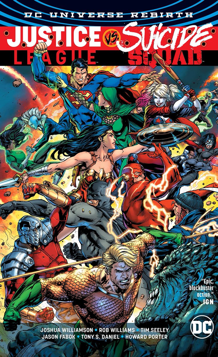 Squad Rebirth gave rise to JUSTICE LEAGUE VS SUICIDE SQUAD, the first Rebirth crossover and the first crossover I ever did. Loved working on that in the room with Josh Williamson, Amedeo Turturro, Brian Cunningham, Steve Orlando, Jessica Chen, and Geoff Johns. It was a hit!