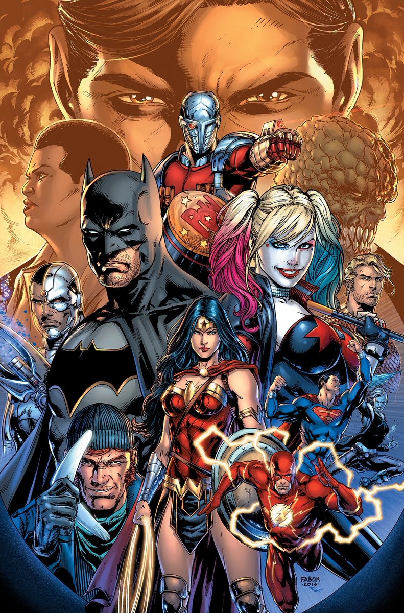 Squad Rebirth gave rise to JUSTICE LEAGUE VS SUICIDE SQUAD, the first Rebirth crossover and the first crossover I ever did. Loved working on that in the room with Josh Williamson, Amedeo Turturro, Brian Cunningham, Steve Orlando, Jessica Chen, and Geoff Johns. It was a hit!