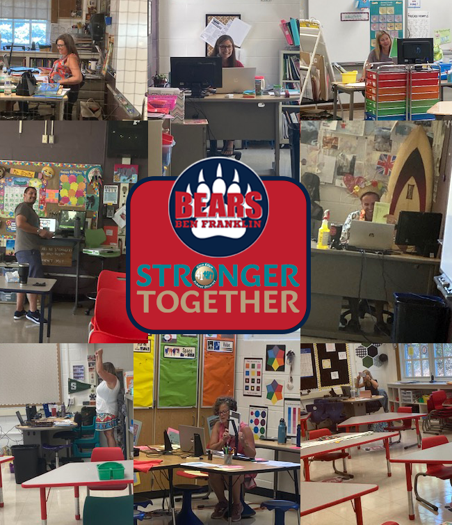 GlenEllynD41's tweet photo. Hello from Ben Franklin! #d41strongertogether https://t.co/icoIOdVobh