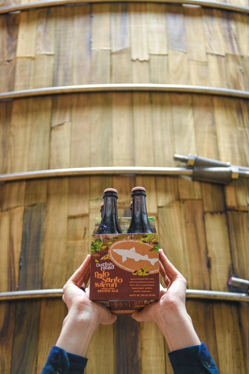 Palo Santo Marron, our roasty/malty brown ale gets its complexity (and name!) from aging in 'Palo Santo' tanks, a mystical 'holy tree' from Paraguay. At 10,000 gal. each, our two Palo Santo tanks are the largest wooden brewing vessels built in America since before Prohibition. 🌳