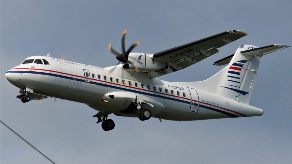 atl_aviation's tweet photo. #AirSaintPierre's ATR 42 touching down from a short hop to St. John's

#planespotting #aviationphotography #aviation #ATR42 #YYT #FOFSP 

Photo taken August 23, 2020 https://t.co/1NF0GHPlr0