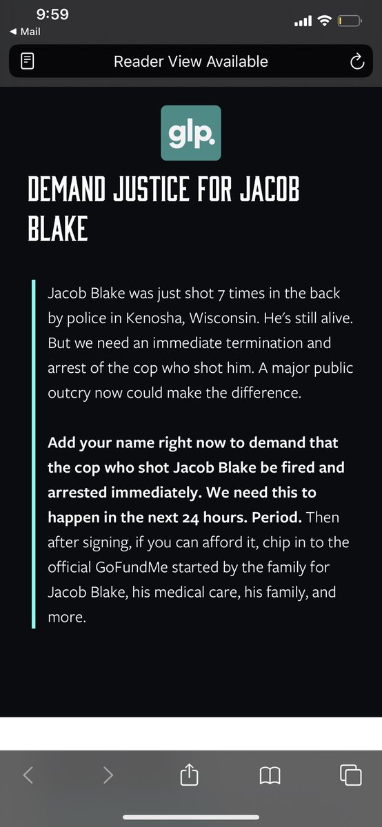 cliftonwaves's tweet photo. This is the link to donate &amp; sign the petition for justice for Jacob Blake! Help him get the justice he DESERVES! https://t.co/UaRVEiGj7E https://t.co/U9AXarOxf3