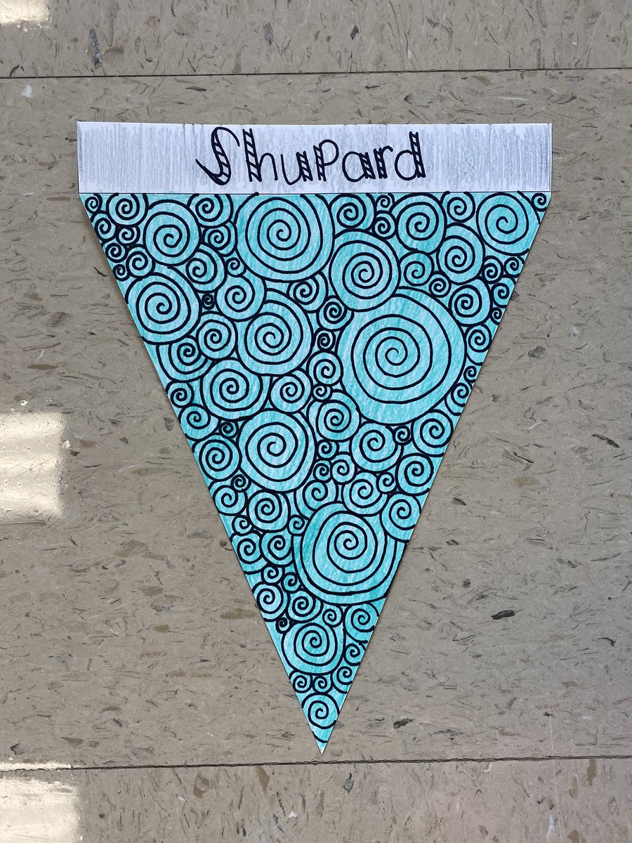 FredArtClass's tweet photo. First day back for teacher inservice. Love how my pride pennant turned out. Proud to be part of #TeamFred https://t.co/BCeOgsyB9F