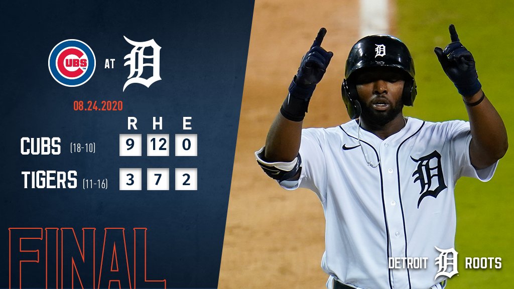 tigers's tweet photo. Final.

#DetroitRoots https://t.co/jni9Lv4SLH