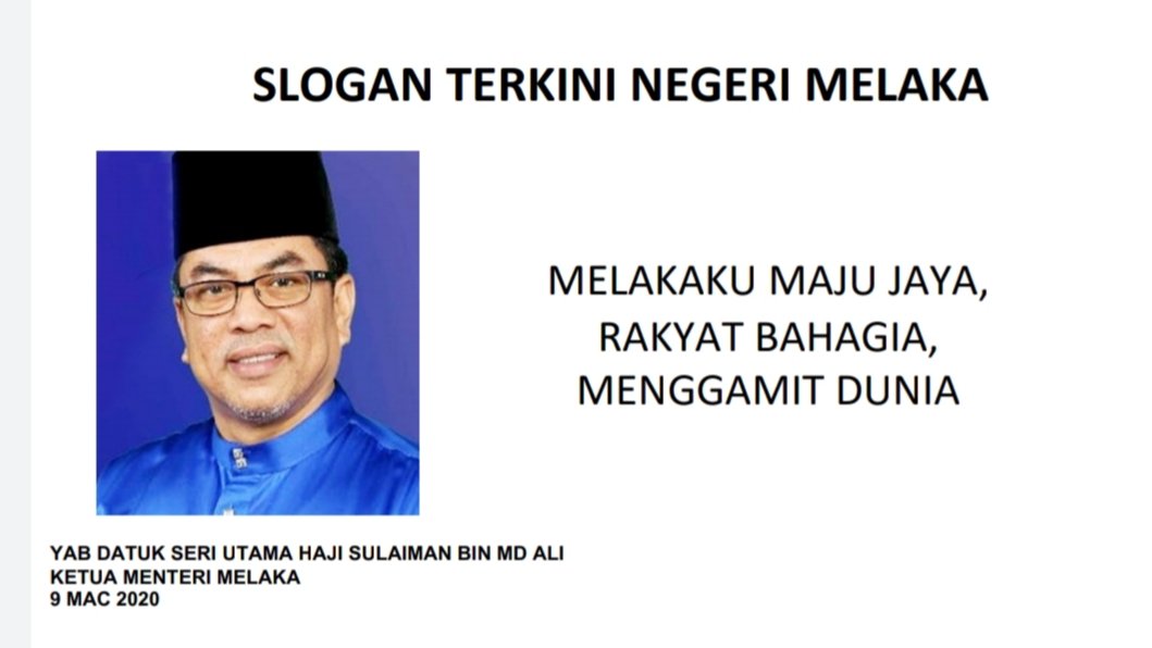 RoslanMdTaha's tweet photo. Menghadiri Jemputan Seminar Melakaku Maju Jaya 25-26 Ogos di MITC Melaka dirasmikan oleh YAB KM Melaka DSU @SulaimanMdAli1
Dengan keutamaan "People Centric & No one is left behind" 3 pelan strategik dirangka utk Melaka bg 2020-2035.
#MelakaMenujuNegeriLestari
#DakLan
#GivingBack https://t.co/NPfHyu0ZRX